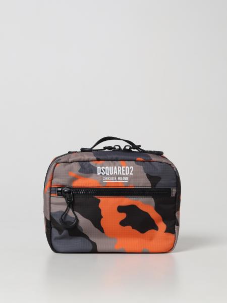 DSQUARED2: cosmetic case for man - Orange | Dsquared2 cosmetic case