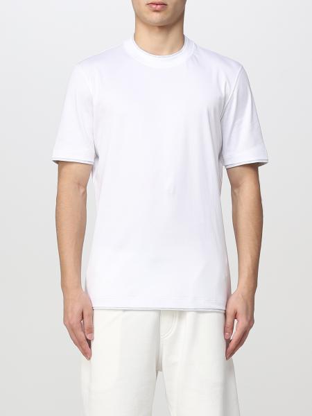 BRUNELLO CUCINELLI: cotton T-shirt - White | Brunello Cucinelli t-shirt ...