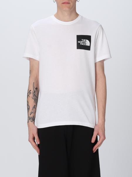 THE NORTH FACE: t-shirt for man - White | The North Face t-shirt ...