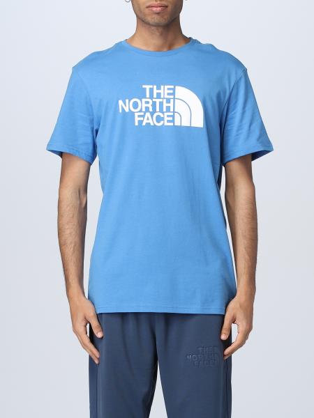 THE NORTH FACE: t-shirt for man - Blue | The North Face t-shirt ...