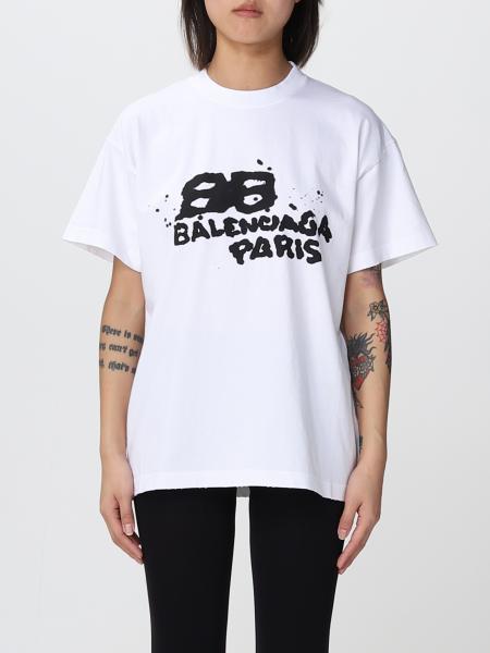 Balenciaga BB Embroidered Logo Tshirt  Farfetch