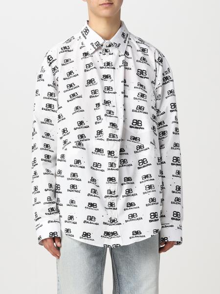 Camicia Balenciaga in cotone stampato