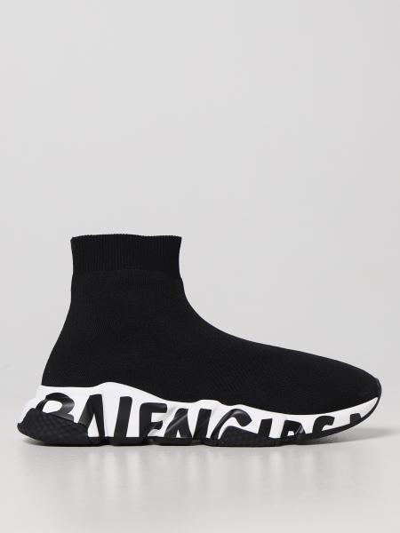 Balenciaga nere: Sneakers Speed Ricycled Balenciaga in maglia