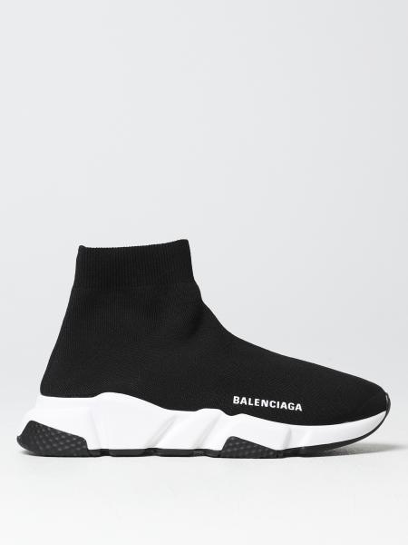 Balenciaga nere: Sneakers Speed Balenciaga in maglia stretch