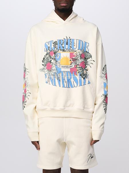 RHUDE: sweatshirt for man - White | Rhude sweatshirt RHPS23HO05826611 ...