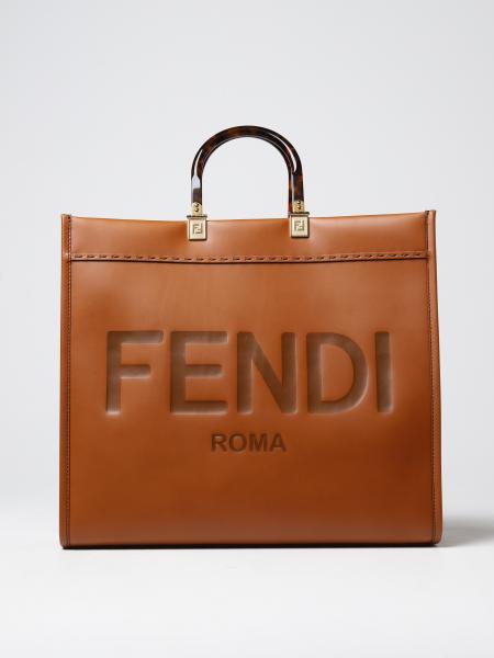 FENDI: tote bags for women - Leather  Fendi tote bags 8BH372ABVL online at