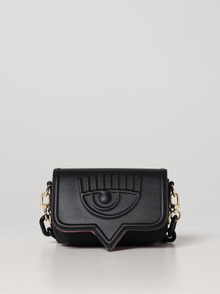 CHIARA FERRAGNI: mini bag for woman - Black | Chiara Ferragni mini bag ...