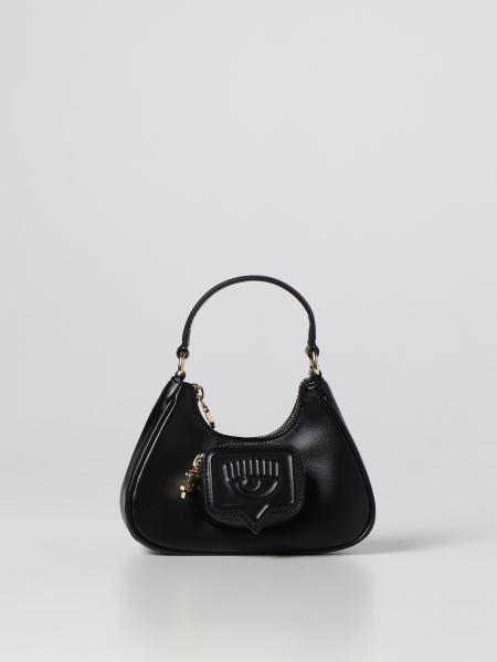 CHIARA FERRAGNI: mini bag for woman - Black | Chiara Ferragni mini bag ...