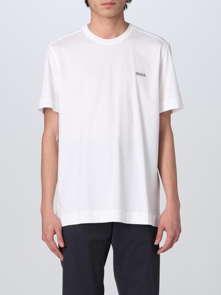 ZEGNA: t-shirt for man - White | Zegna t-shirt B760E7360A5 online at ...