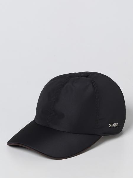 ZEGNA: hat for man - Black | Zegna hat B4AE8I00H online at GIGLIO.COM
