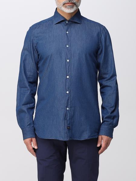 Fay: Camicia Fay in denim