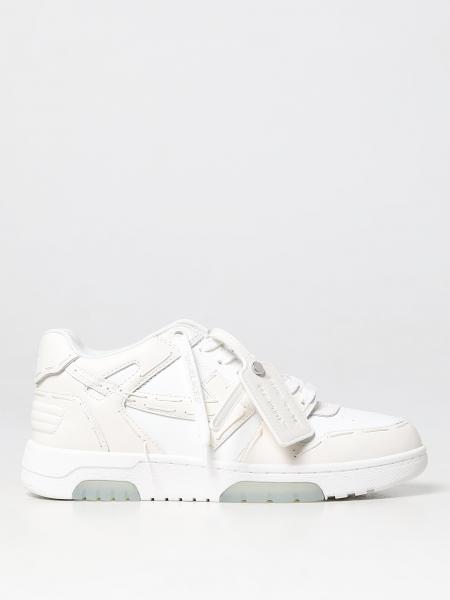 Off-White sneakers donna: Sneakers Out Of Office Off-white in pelle e mesh