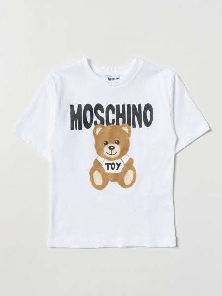 MOSCHINO KID: t-shirt for boys - White | Moschino Kid t-shirt ...
