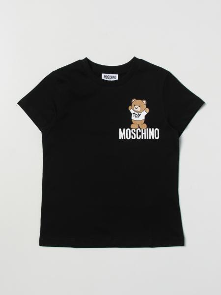 T-shirt Moschino: T-shirt basic Moschino Kid con mini logo Teddy