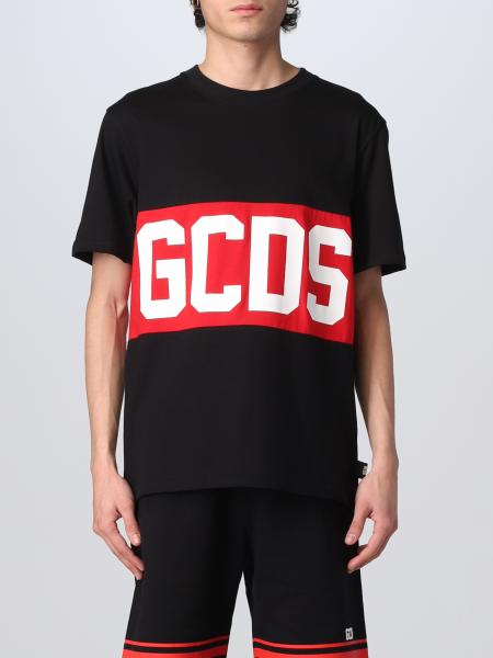 GCDS uomo: T-shirt Gcds con maxi logo