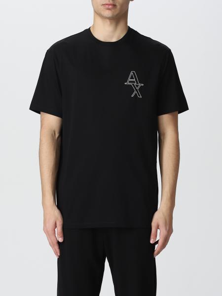ARMANI EXCHANGE: t-shirt for man - Black | Armani Exchange t-shirt ...