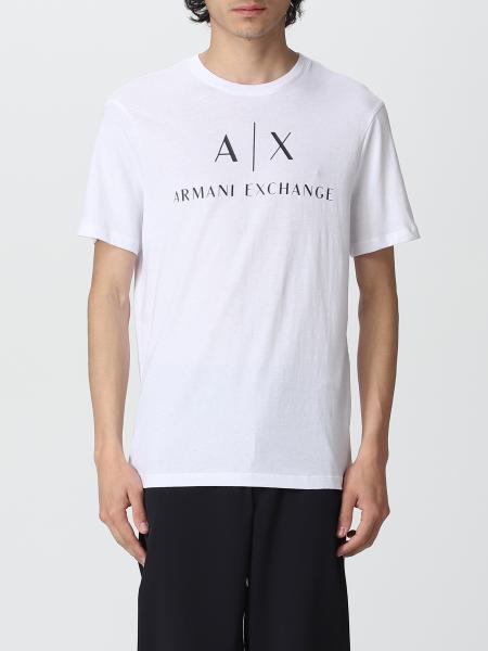 ARMANI EXCHANGE: t-shirt for man - White | Armani Exchange t-shirt  8NZTCJZ8H4Z online on 