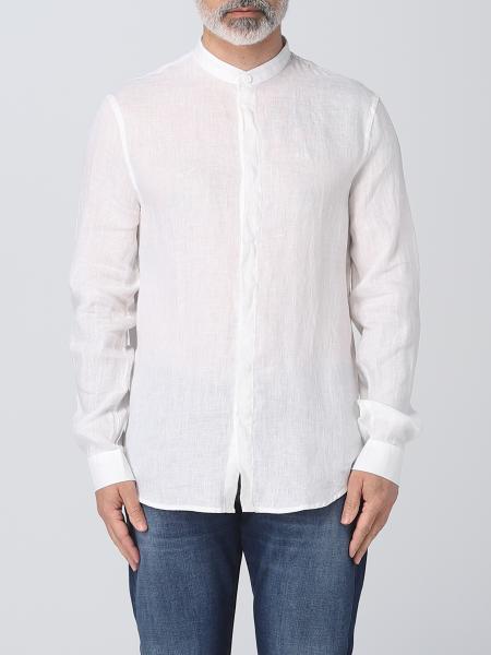 ARMANI EXCHANGE: shirt for man - White | Armani Exchange shirt ...