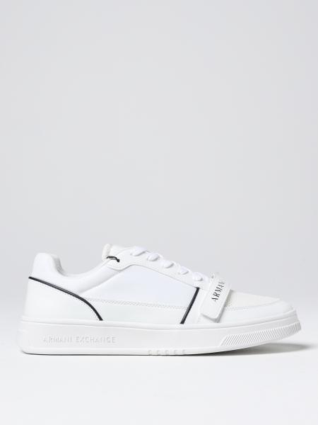 ARMANI EXCHANGE: sneakers for man - White | Armani Exchange sneakers ...