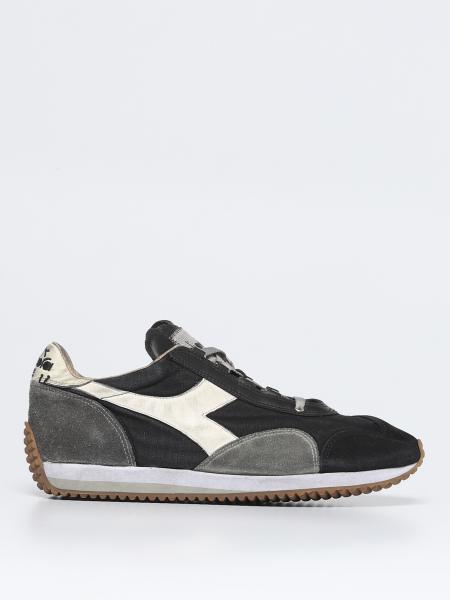 Sneakers Equipe Diadora Heritage in suede e canvas washed