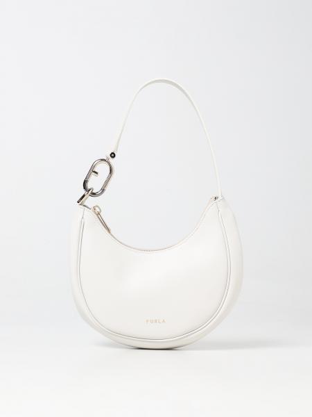 FURLA: shoulder bag for woman - Yellow Cream | Furla shoulder bag ...