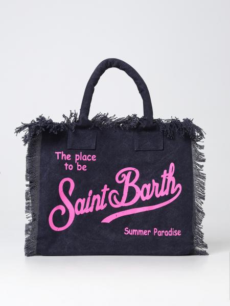 Borsa mare Saint Barth: Borsa Vanity MC2 Saint Barth in canvas