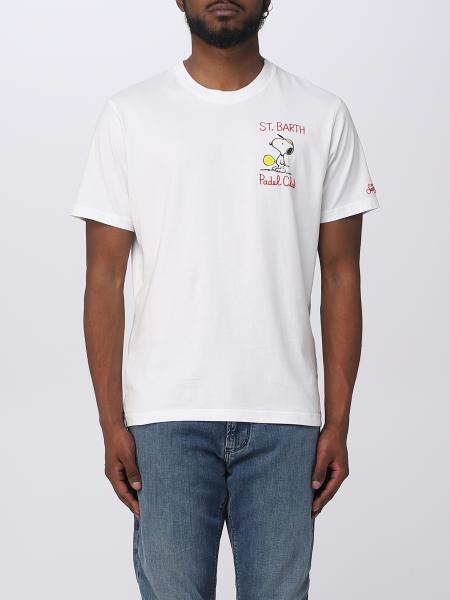 Mc2 Saint Barth uomo: T-shirt Mc2 Saint Barth in cotone con stampa Peanuts