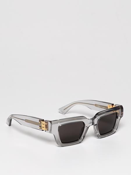 BOTTEGA VENETA: sunglasses in acetate - Transparent | Bottega Veneta ...