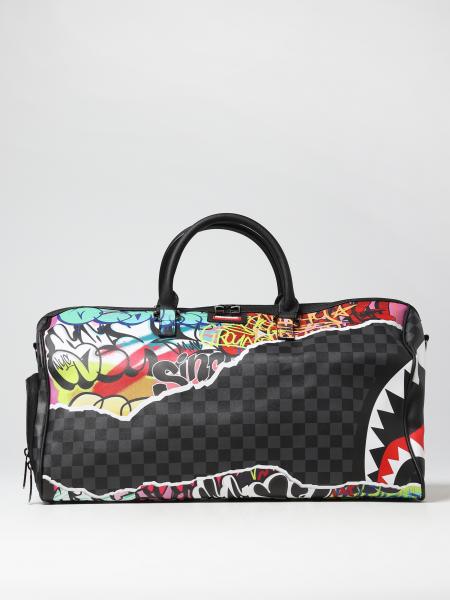 SPRAYGROUND: travel bag for man - Black  Sprayground travel bag  910D5247NSZ online at