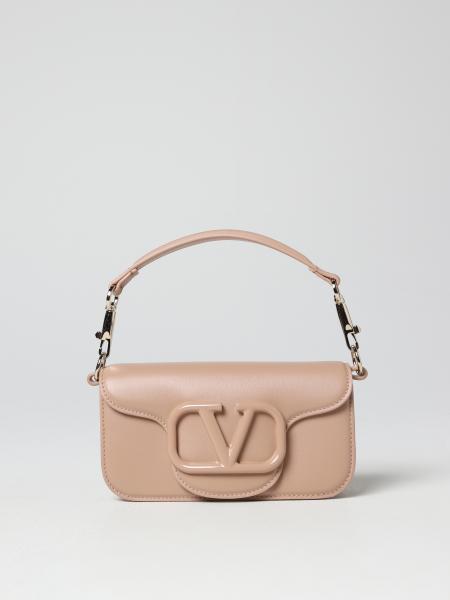 VALENTINO GARAVANI: Locò bag nappa leather - Nude | Valentino mini bag online on GIGLIO.COM