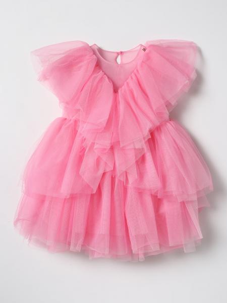 Elisabetta Franchi La Mia Bambina Outlet: dress for girls - Pink ...