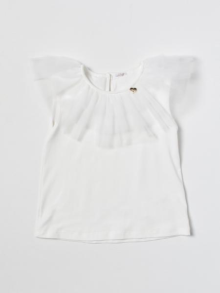LE BEBE': t-shirt for girls - White | Le Bebe' t-shirt LBG4766 online ...