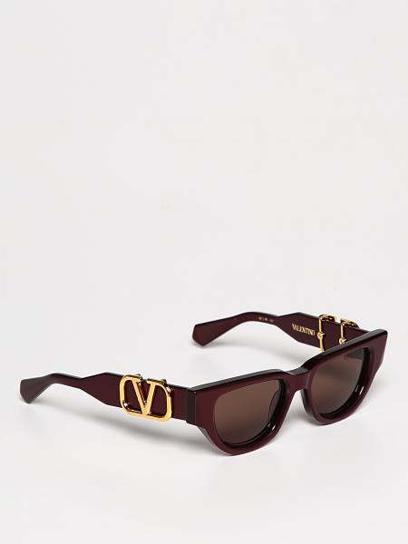 VALENTINO Lunettes de soleil femme Bordeaux Lunettes De Soleil Valentino VLS103B50 en ligne sur GIGLIO.COM