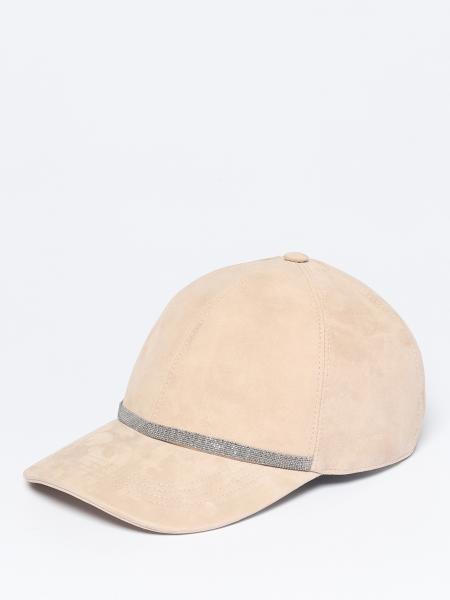 Cappello Brunello Cucinelli in suede