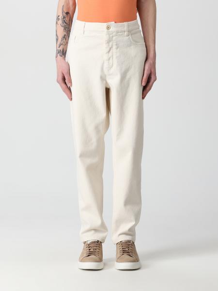 BRUNELLO CUCINELLI: jeans for woman - Sand | Brunello Cucinelli jeans ...