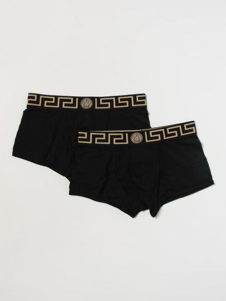 VERSACE: underwear for man - Black | Versace underwear AU10181A232741 ...