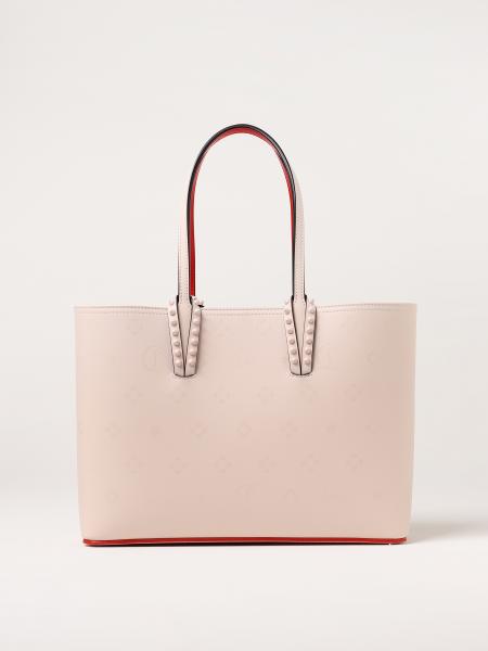 CHRISTIAN LOUBOUTIN: Cabata bag in leather - Black  Christian Louboutin  tote bags 1235008 online at