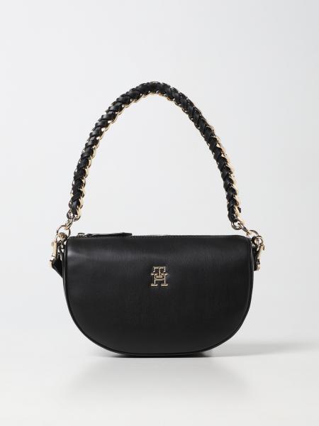 TOMMY HILFIGER: bag in synthetic leather - Black | Tommy Hilfiger ...