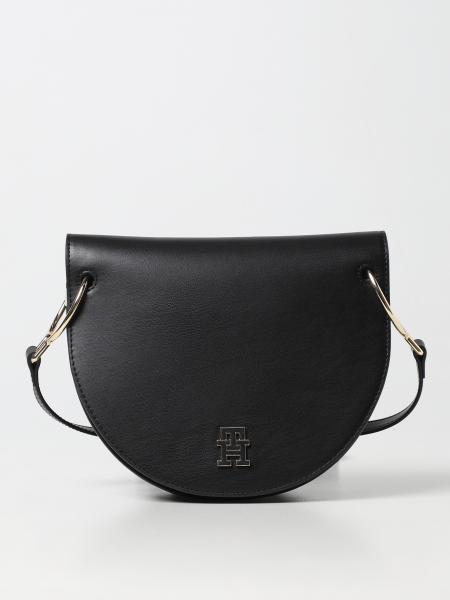 TOMMY HILFIGER: crossbody bags for woman - Black | Tommy Hilfiger ...