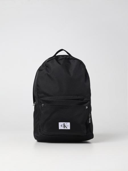 CALVIN KLEIN: backpack for man - Black | Calvin Klein backpack ...