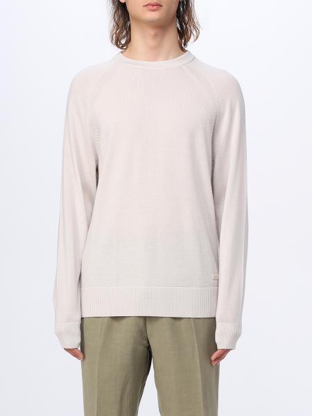 CALVIN KLEIN: sweater for man - Beige | Calvin Klein sweater K10K111478 ...
