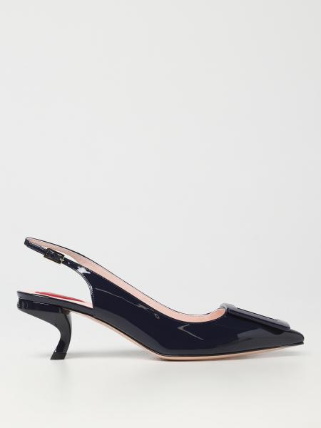 ROGER VIVIER: high heel shoes for woman - Blue | Roger Vivier high heel ...