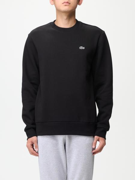 LACOSTE sweatshirt for man Black Lacoste sweatshirt SH9608