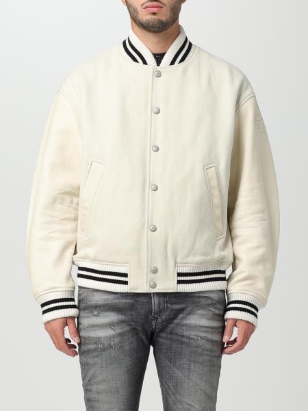 DIESEL: jacket for man - Ivory | Diesel jacket A104630LHAL online at ...