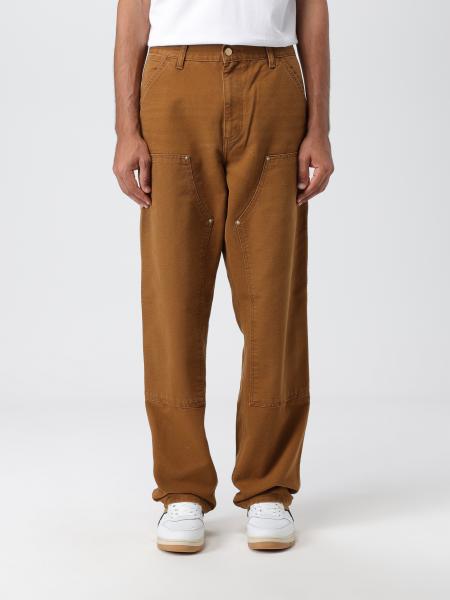 CARHARTT WIP: pants for man - Brown | Carhartt Wip pants I031501 online ...