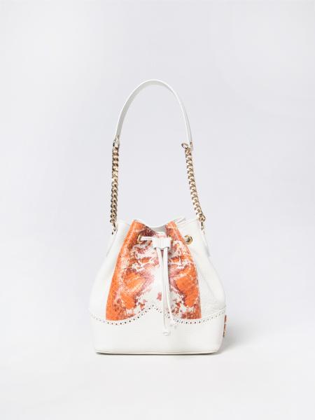 TARI' RURAL DESIGN: shoulder bag for woman - White  Tari' Rural Design  shoulder bag PANARO-1 online at