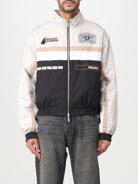 RHUDE: jacket for man - Beige | Rhude jacket RHPF23JA11160681 online at ...