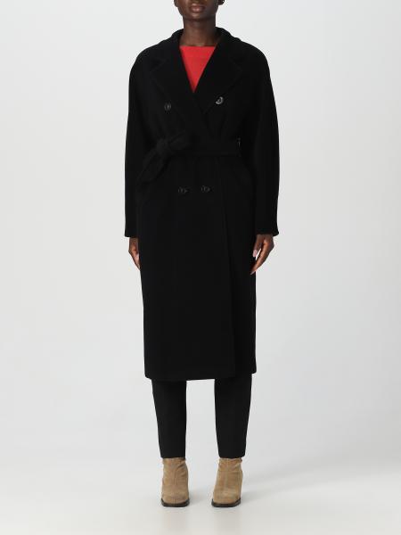 MAX MARA: Madame coat in wool blend - Black | Max Mara coat ...