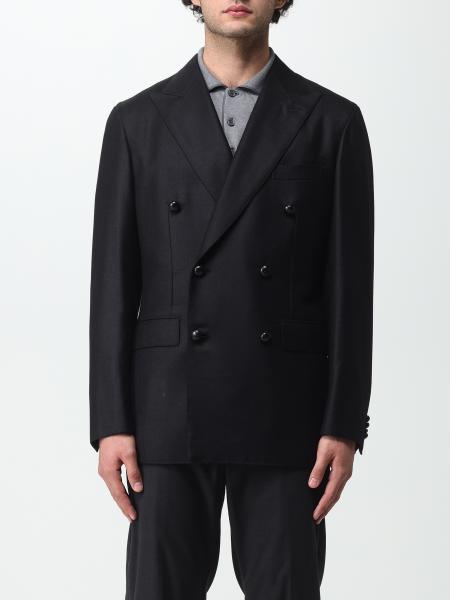 BRIONI: blazer for man - Black | Brioni blazer RGPZ15OA328 online at ...