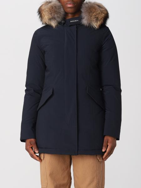 WOOLRICH: jacket for woman - Blue | Woolrich jacket CFWWOU0652FRUT3128 ...